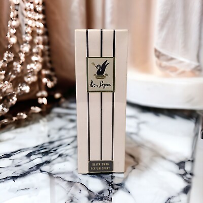 #ad VINTAGE Don Loper Black Swan Perfume Spray 2 oz Factory SEALED in Original Box $149.00
