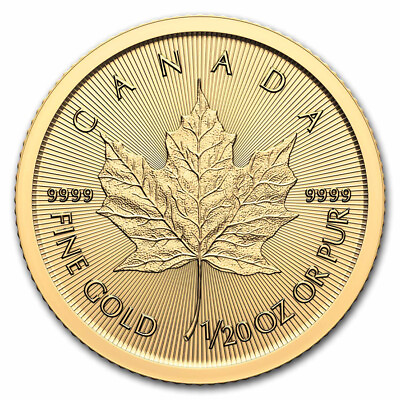 #ad 2024 Canada 1 20 oz Gold Maple Leaf BU $246.36
