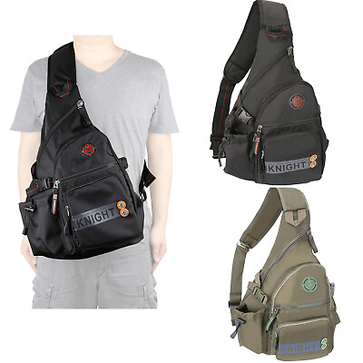 #ad Kawei Men Women Large Sling Bag Backpack Chest Shoulder Pack Travel Bag Purse $22.00