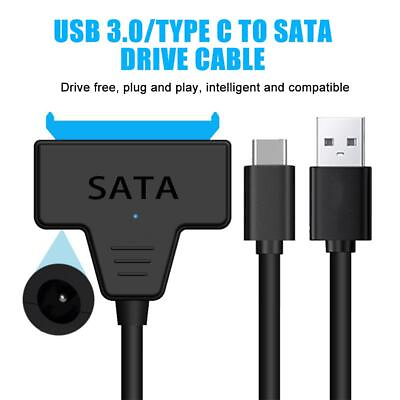 #ad USB 3.0 to SATA 2.5quot; 3.5quot; Hard Drive SSD HDD 22Pin Adapter Converter Cable Sell $3.02