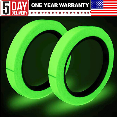 #ad Glow In The Dark Waterproof Luminous Self Adhesive Tape Safety Stickers 3M*10MM $4.99
