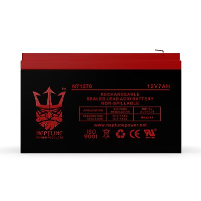 #ad 12V 7ah Neptune Power Replacement Battery for Mighty Mule NP7 12 12V 7.0Ah $19.99