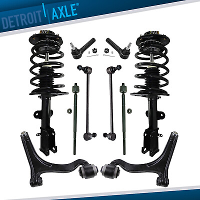 #ad Front Struts Lower Control Arms Tie Rod Sway Bar for 2004 2008 Chrysler Pacifica $285.21