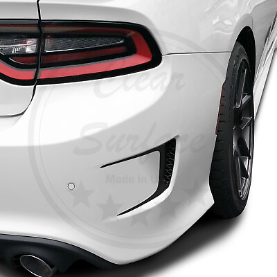 #ad Custom Rear Bumper Vent Vinyl Decals Fits Dodge Charger 2015 2022 Matte $17.99