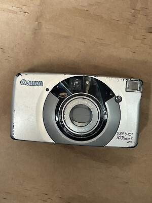 #ad CANON SURE SHOT CAMERA 105 ZOOM DATE S 35MM BUILT IN FLASH NOT TESTED $21.00