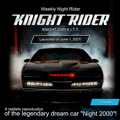 #ad DeAGOSTINI Knight Rider 2000 K.I.T.T. 1 8 Scale Weekly Magazine Vol. 01 110 $23.99