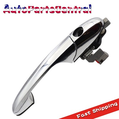 #ad Front Exterior Outside Chrome Door Handle LH Driver Side for Fiat 500 $21.79