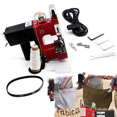 #ad Industrial Portable Bag Sewing Machine Sealing Sack Device 15000RPM 110V $96.76