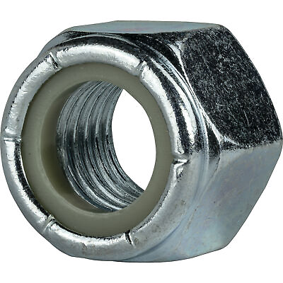 #ad Nylon Insert Hex Lock Nuts Zinc Plated Grade 2 Steel Nyloc All Sizes Available $16.51