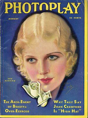 #ad Photoplay Magazine 1st Series Vol. 40 #3 GD VG 3.0 1931 $16.00