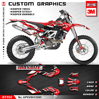 #ad Kungfu Graphics Personalised Sticker Vinyl Decal Kit for Aprilia RXV SXV 450 550 $159.89