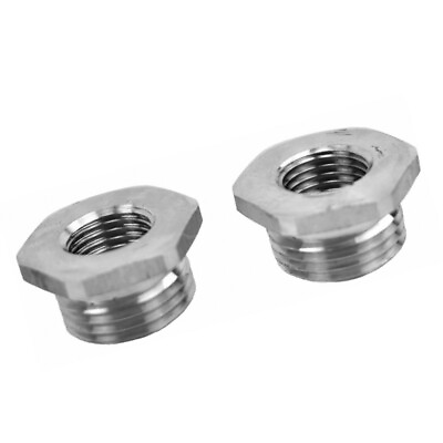 Steel Adapters Reduce 02 O2 Sensor Ports Bungs 12mm M12X1.25 Fit for Harley Plug $10.99