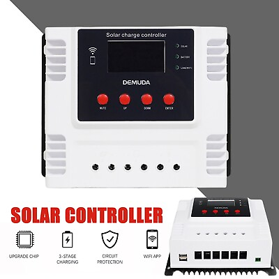 MPPT 12 24 48V 20A 60A 40A Solar Regulator Photovoltaic Charge Controller APP $74.25