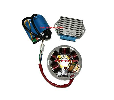 #ad Vespa LML Electric Kit Stator plate Cdi Ignition Coil Regulator Non Electic $56.41