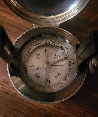 #ad Bass Vintage WWII Antique Military Nautical Compass $150.00