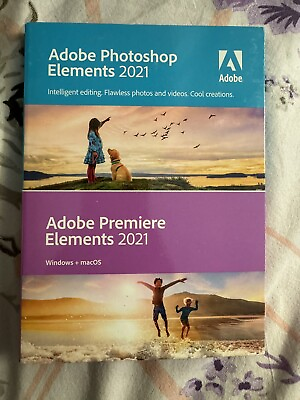 #ad Adobe Photoshop Elements 2021 amp; Premiere Elements 2021 Sealed Box $75.00