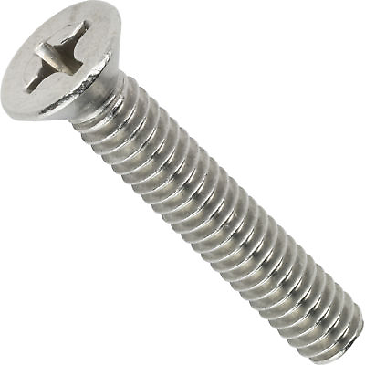#ad 10 32 Flat Head Machine Screws Phillips Stainless Steel All Sizes Quantities $188.87