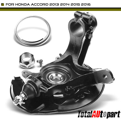 #ad Front Right Bearing amp; Hub Steering Knuckle Assembly for Honda Accord 2013 2016 $103.49