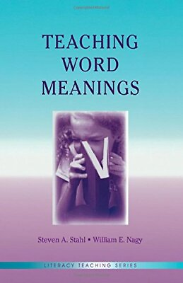 #ad TEACHING WORD MEANINGS LITERACY TEACHING SERIES By Steven A. Stahl amp; William $29.75