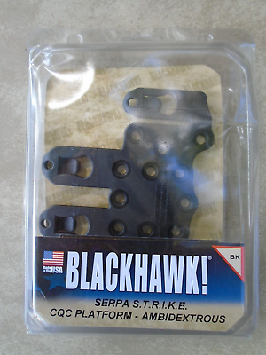#ad #ad Blackhawk Serpa STRIKE CQC MOLLE Interface Adaptor Platform Black $16.99