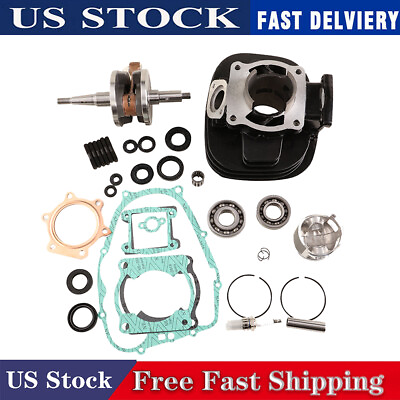 #ad Piston Cylinder Crank Motor Rebuild FOR Yamaha Blaster 200 66 Gasket Seal Kit $196.48