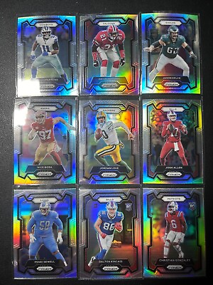 #ad 2023 Panini Prizm SILVERS Football Cards You Pick Complete Your Set Vets Rookies $5.00