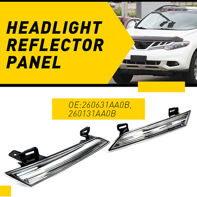 #ad 2Pcs For Nissan Murano 2009 2014 LeftRight Side Headlight Reflector Panel $40.99