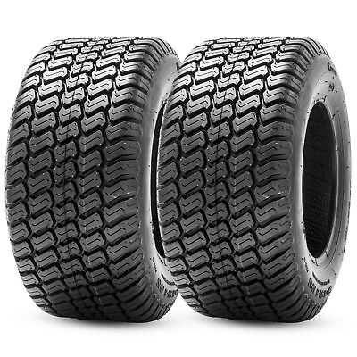 #ad #ad Set 2 18x8.5 8 Lawn Mower Tires 18x8.5x8 4Ply Heavy Duty Tubeless Replacement $84.60