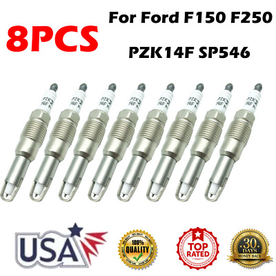 #ad 8 pcs SP 546 For Ford F150 F250 Motorcraft Platinum Spark Plugs PZK14F SP546 USA $34.99