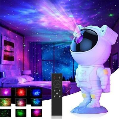 #ad Astronaut Projector Galaxy Starry Sky Night Light Ocean Star LED Lamp Remote $28.90