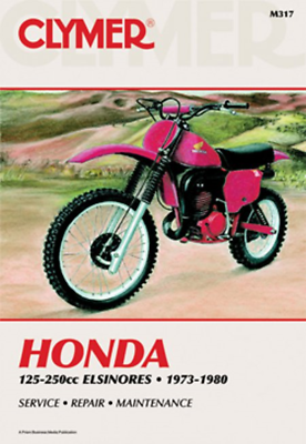 #ad Honda Elsinores CR MR MT 1973 1980 Clymer Workshop Manual Service Repair GBP 27.50