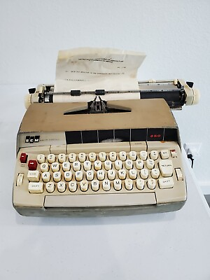 #ad Smith Corona 250 Mark II Electric Office Typewriter works $79.00