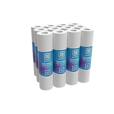 #ad 12 PACK 1 Micron Sediment Water Filters For Reverse Osmosis 10 in. x 2.5 in. $33.00