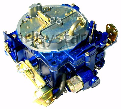 REBUILT MARINE CARBURETOR QUADRAJET FOR 350 CID V8 ENGINES DIVORCED CHOKE BLUE $365.00