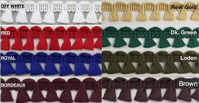 #ad Looped Tassel Fringe Trim 18 Continuous yards MADE IN USA $18.00