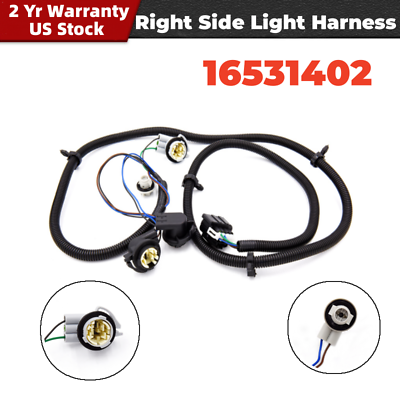 #ad For Chevrolet Silverado 1500 2500 Base HD Right Passenger Light Harness 16531402 $17.99