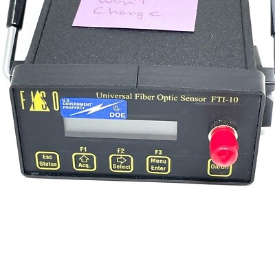 #ad FISO FTI 10 Universal Fiber Optic Sensor Signal Conditioner $250.00
