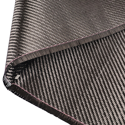 20quot;x12#x27; Carbon Fiber Fabric Roll Vinyl Wrap 2x2 Twill Weave 3k 200g for Car Boat $68.99