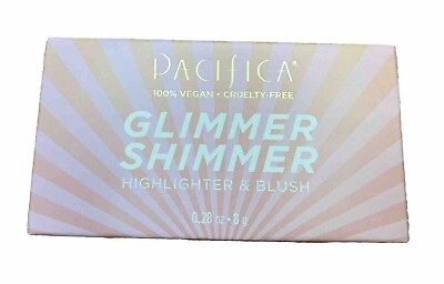 #ad Pacifica Beauty FIRELIT GLIMMER SHIMMER Blush Highlight Duo $18.95