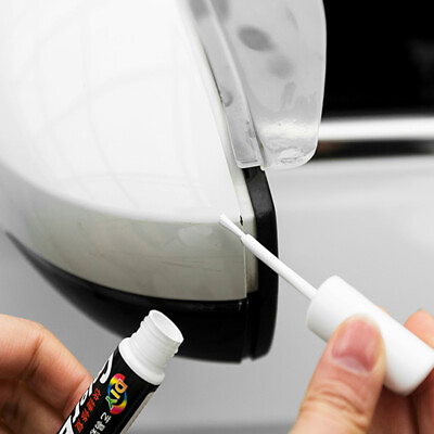 #ad White Car Paint Repair Pen Scratch Remover Touch Up Pen Accessories $2.39