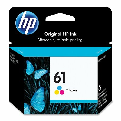 #ad GENUINE HP 61 Color Ink Cartridge for Deskjet 3000 1010 3050 2540 ENVY 5530 4500 $13.99