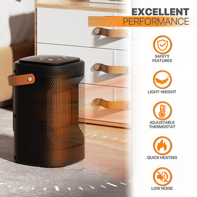 #ad 1500 Watt Portable Ceramic Small Space Personal Mini Electric Heater Home Office $49.98