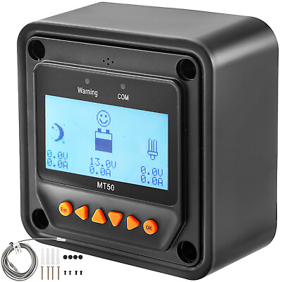 MT50 LCD Display Remote Meter for Solar Regulator Tracer MPPT w 2 Meters Cable $30.29