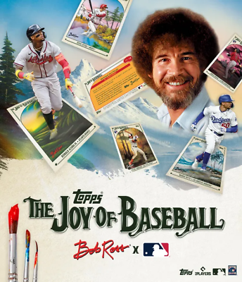 #ad 2023 Topps X Bob Ross The Joy of Baseball Base #1 100 Choose Your Card $2.00
