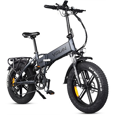 #ad VITILAN V3 Electric Bike for Adults Fat Tire Electric Bike 28MPH 750W 48V 13Ah $799.80