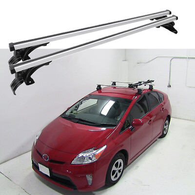 #ad 48quot; Car Top Roof Rack Cross Bar Aluminum Cargo Bicycle Carrier For Toyota Prius $159.06