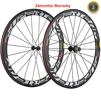 #ad UCI Approved 700C Full Carbon Wheelset 50mm 23mm Clincher Bicycle Carbon Wheels $332.10