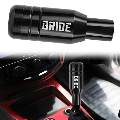 #ad BRIDE Aluminum Black Universal Automatic Car Gear Shift Knob Lever Shifter $13.00