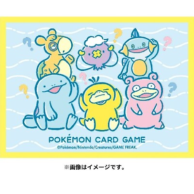 #ad 1X Pokemon Center Japan Card Game Deck Shield Sleeve DOWASURE Psyduck Slowpoke $4.99