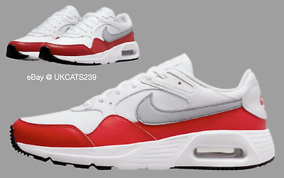 Nike Air Max SC Shoes White Red Gray CW4555 107 Men#x27;s Multi Size NEW $75.00